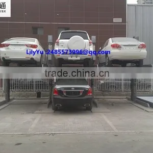 Two Post Hydraulic Home-uesd Simple Lifting Car Parking Equipment thumbnail-6
