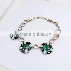 Kundan Jewellery Statement Necklace Jewelry Semi Precious Stone Necklace thumbnail-5
