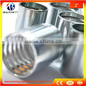 2016 Barnet Carbon Steel Plate Fitting 4SH Hydraulic Hose Fittings Assembly Ferrule/braided Hose Ferrules 00400 thumbnail-1