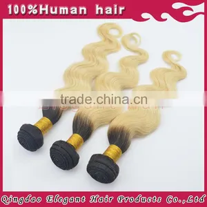 2015 Hot Sell Christmas Cheap Indian Virgin Human Ombre Hair With High Quality thumbnail-5