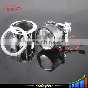 2.5 Inch H1/H7/H4/9005/9006 bi Xenon Projector Lens With 80mm Angel Eyes thumbnail-4