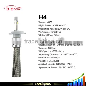 B-Deals High Power 40w Good Heat Radiating r3 h4 Led Car Head Lamp thumbnail-5