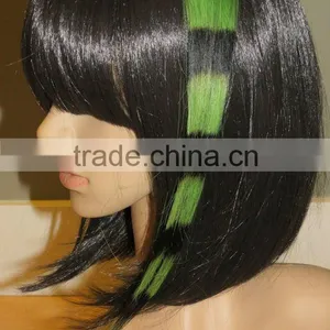 Popular Clip In Feather Hair Extension 100% Remy Hair thumbnail-1