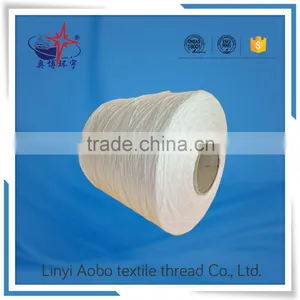 Cheap Raw White and Dyed Polyester Sewing Thread for Bag and Bale / 100% Polyester Bag Sewing Thread thumbnail-4