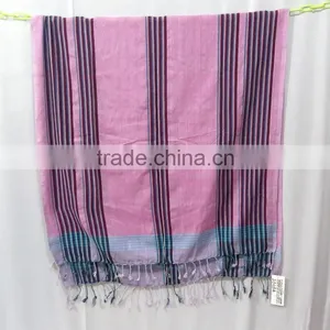 100% Cotton Bath Beach Towels Kikoy Pareo Towel Beach Sarong Chair Cover thumbnail-3