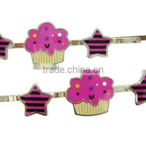 Fashion Mini Pink Hair Pins thumbnail-1