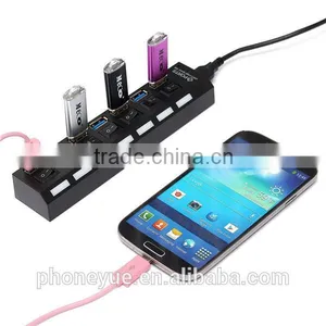 High Speed Usb 3.1 Type-c to Usb 3.0 Usb Hub 7 Port With Switch and Led Light thumbnail-1