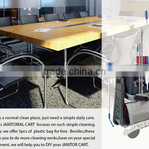 Hotel Cleaning Standard Janitorial Cart thumbnail-2
