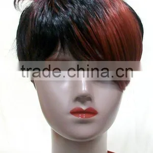 Two Tone Synthetic Hair Wigs for Black Women thumbnail-1