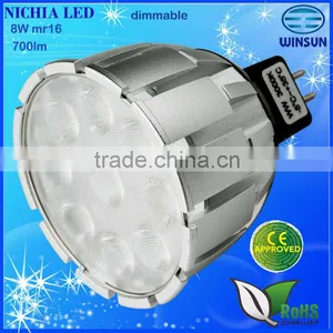 Made in China 8W Mr16 Led Lamp Led Light 12VDC/AC Dimmable thumbnail-1