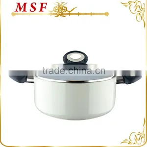 MSF-PA6242-1 Upscale Aluminum Cookware 24*8cm Rice Cooker Silk Printing Non Induction Bottom thumbnail-2