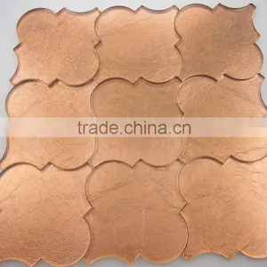 300x300 Silverleaf Glass Mosaic 12''x12'' Waterjet Glass Tile(wj3) thumbnail-1