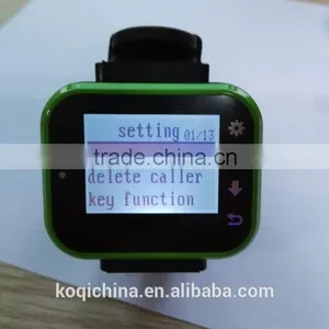 Wireless Restaurant Buzzer Transmitter Waiter Smart Watches Guest Pager Guest Paing System thumbnail-3