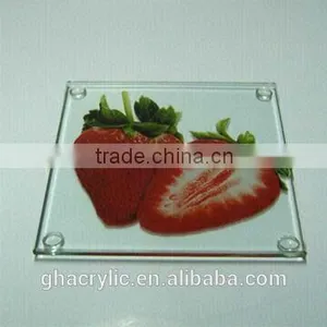 High Quality Clear Acrylic Coasters,coffee Cup Mats,drink Coasters thumbnail-6