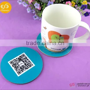 Gift Set Promotional OEM Designed Custom Blank Beer MDF Cork Coaster thumbnail-4