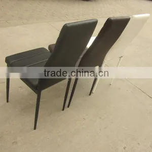 Hard PVC Unique Deign Dining Chair thumbnail-6