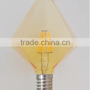 Diamond Appearance Amber LED Filament Bulb Decorative Light-bulbs E27 240V thumbnail-2