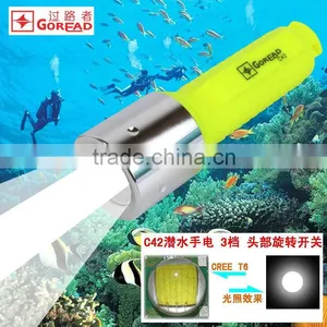 C42 T6 High Power Dive Flashlight thumbnail-1