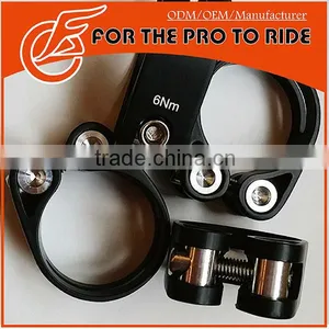 Road Bike Moutain Bike 31.8/34.9mm Cabron Seat Post Clamp thumbnail-1