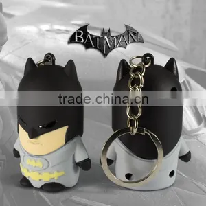 Bat Man LED Light Flash Keychain thumbnail-2