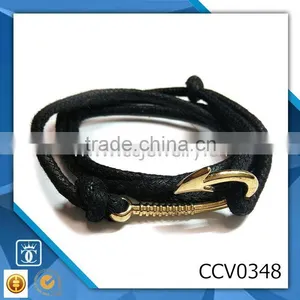 Drop in Anchor Bolt Fashion Alloy Anchor Bracelet Tom Hope Bracelet Leather Bracelet Cross Mens Bangle Wristband Anchor Clasp Quality Choice thumbnail-1