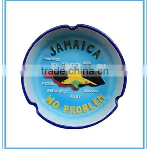 Jamaica Ceramic Souvenir Handmade Ashtray thumbnail-1
