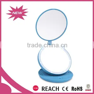 Colorful Folding Magnifying Vanity Mirror Light Bulbs Cosmetic Supplier's Choice thumbnail-3