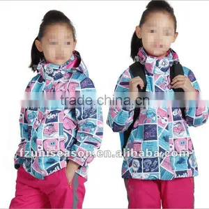 2013 Fashion Hoohie Girls Ski Jacket thumbnail-1