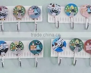 Cat Refrigerator Magnet Hook S/3 thumbnail-1