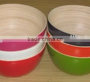 Lacquered Bamboo Bowl thumbnail-1