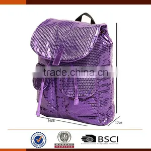 Fashion Sequin School Backpack Bag for Girls thumbnail-2