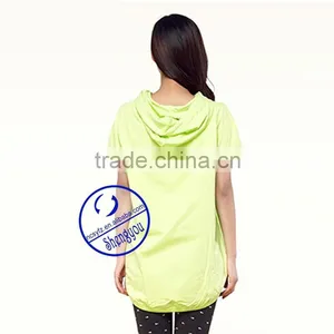 Custom Women's Pullover Long Line Hoodies thumbnail-3