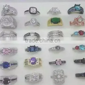 2016 Hot Sale Sterling Silver Jewelry, 925 Silver Ring Diamond, Factory Direct Sale S925 Ring Jewelry For Wedding thumbnail-4