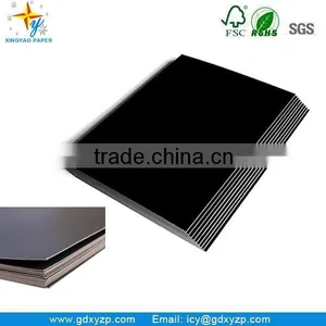 High Stiffness Black Board Paper Black Carboard for Files and Book Cover Box thumbnail-4