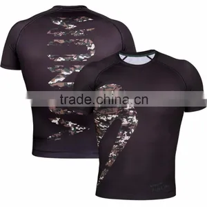 Mma Rash Guard and Mma Short Set With Digital Sublimation thumbnail-1