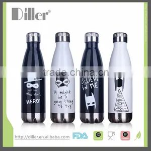 2016 New Design Custom Logo Cola Thermos Flask Thermos Bottle 500ML Quality Choice thumbnail-1