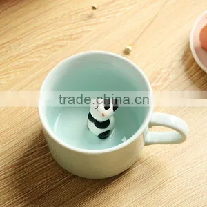 3D Stereo Animal Coffee Mug,cartoon Ceramic Cup ,3D Cartoon Water Mugs for Kids thumbnail-2