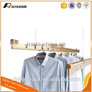 Balcony Semi-automatic Ceiling Clothes Dryer Rack Hand Lifting Clothes Airer thumbnail-3