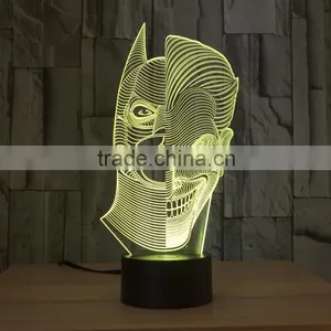 Double-faced Shape Led Night Light Lamp 3d Acrylic Illusion Table Touch Night Light for Children Kids Baby Led Lamp thumbnail-3