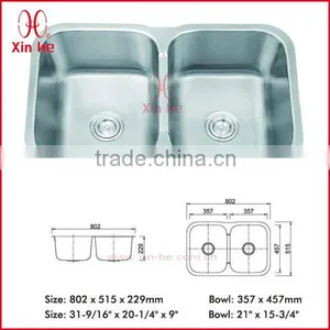 HOT SALE Stainless Steel Undermount Kitchen Sink thumbnail-1