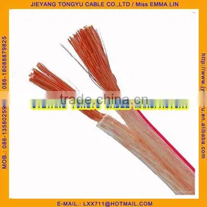 Pure Copper Speaker Wire 2x1.5mm Transparent Speaker Cable thumbnail-2