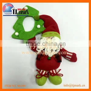CHRISTMAS DOOR RING SANTA COTTON DOLL thumbnail-1