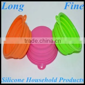 Durable Colorful Fancy Silicone Collapsible Bowl thumbnail-6