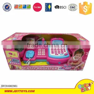 New Product Shopping Battery Operated Plastic Cash Register Toy With Conveyor thumbnail-3