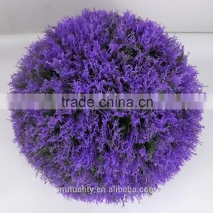 Factory Price Purple Artificial Flower Ball Plastic Flower for Interior Decoration thumbnail-2
