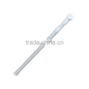 White Extendable Bar Pole for Bathroom thumbnail-1
