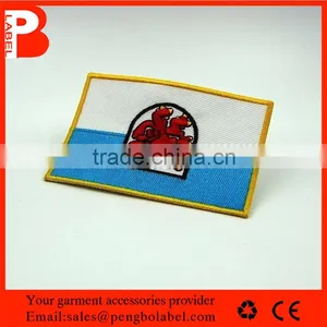 Custom Embroidery Fabric Tags Loop Folded Clothing Woven Label thumbnail-5