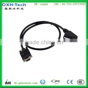 High Quality Female Scart to Vga Male Cable thumbnail-1