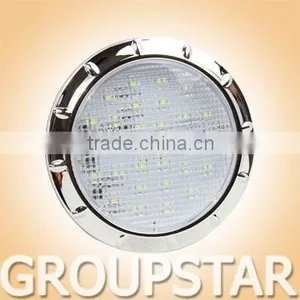 DC12/24V 160 Lumen 4inch LED Caravan Dome Interior Lights With Chrome Grommet thumbnail-1