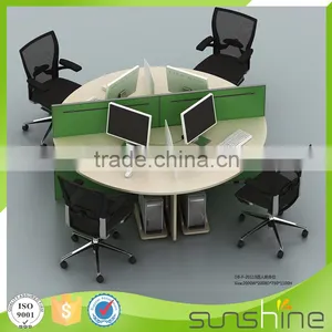 Single Office Desk With Partition Practical Design With Wire Management and Folded Bed China Manufacturers thumbnail-5